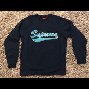 Supreme Brush Script Crewneck Sweatshirt